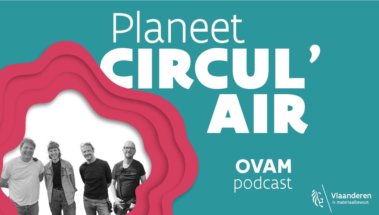 Visual podcast Planeet Circul'air herbruikbaar cateringmateriaal