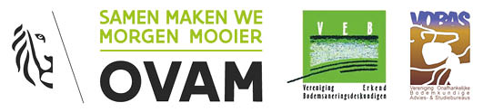 logo's OVAM VEB VOBAS