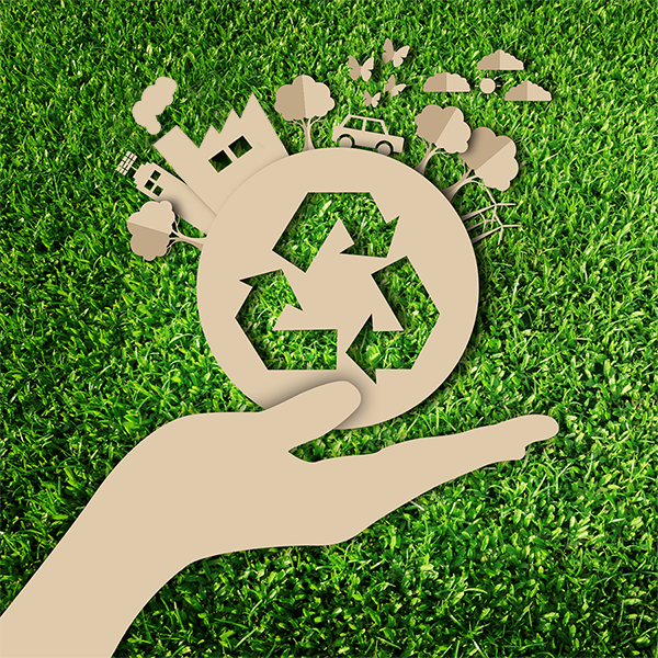 logo Vlaanderen als recyclagehub