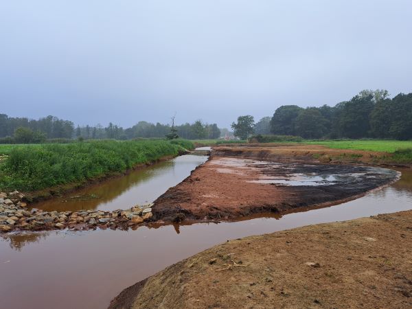 Heropstart sanering na lange periode van regen.