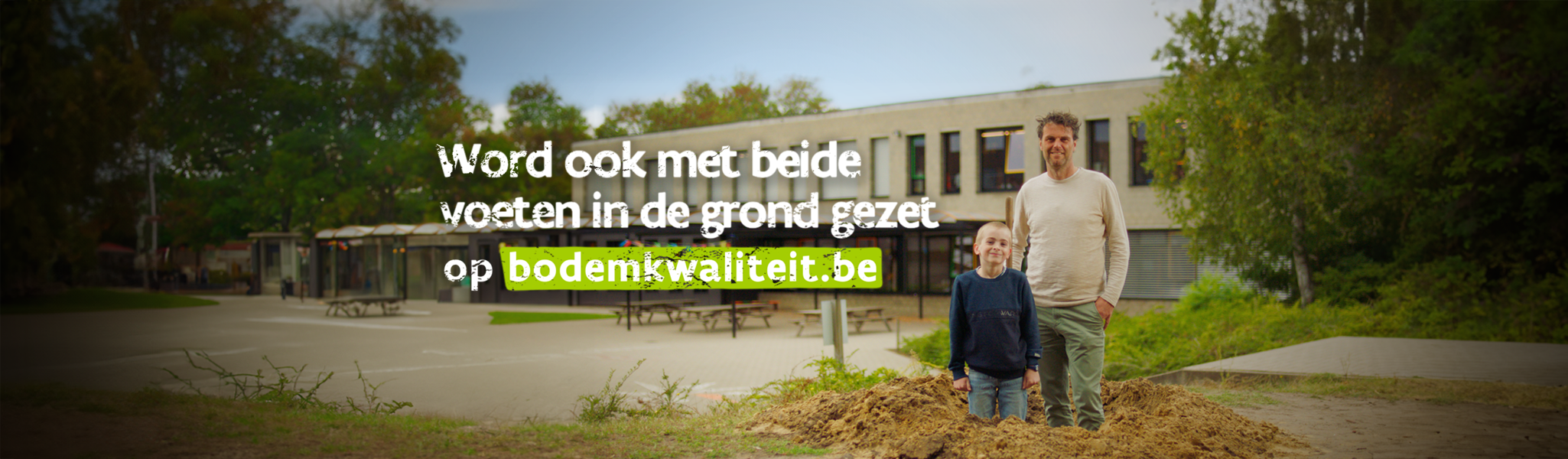 Met beide voeten in de grond